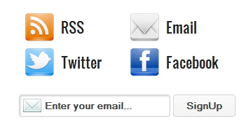 Way2Bloggingâ€™s Social Subscription Widget for Blogger / Blogspot Preview
